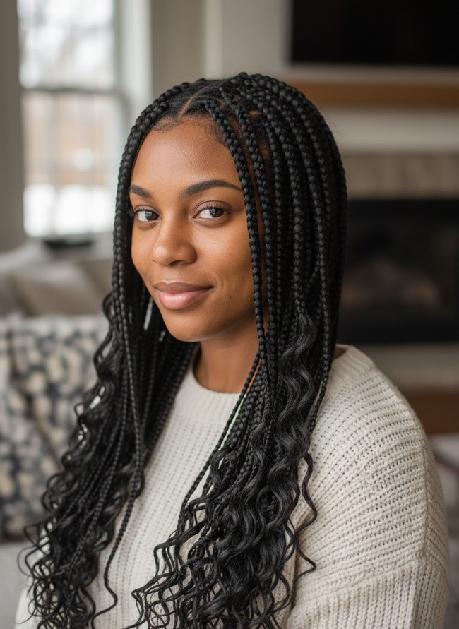 Chunky Goddess Box Braids