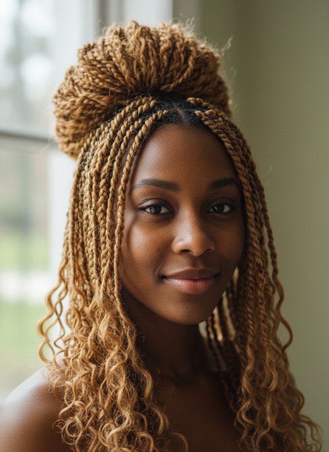 Honey Golden Loose Twist