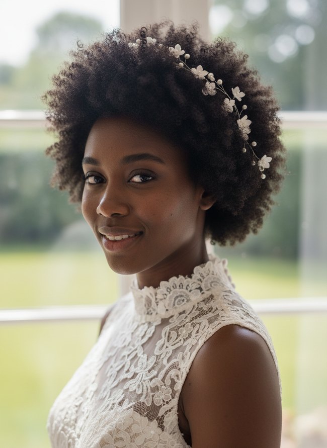 Voluminous Textured Afro