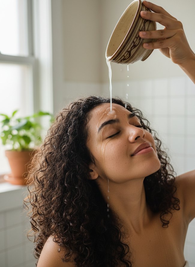 Rice Water Rinse