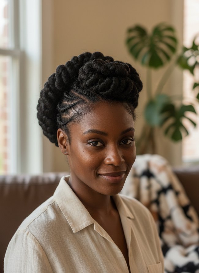 Braided Updo Elegance