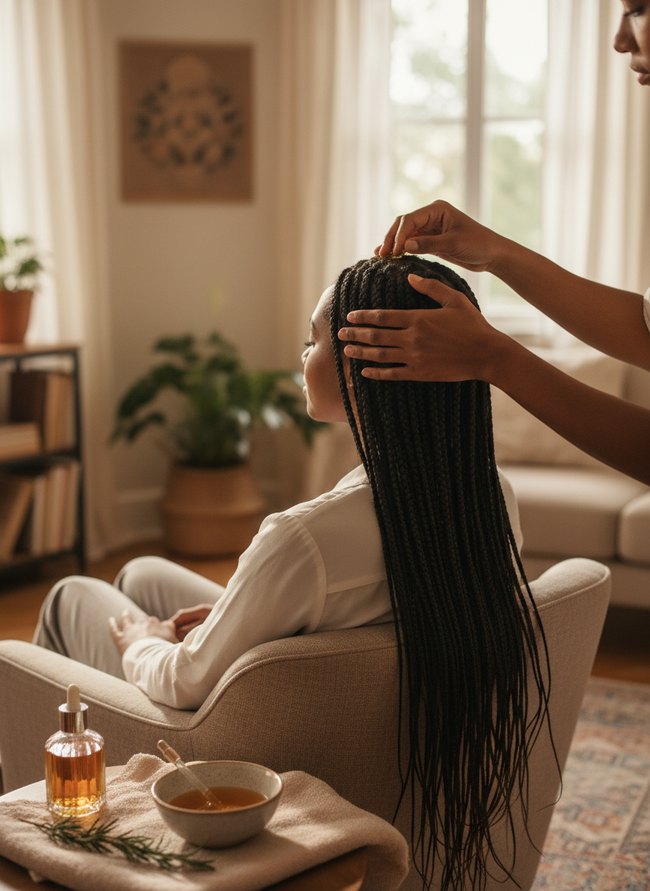 Warm Oil Massage Treatment