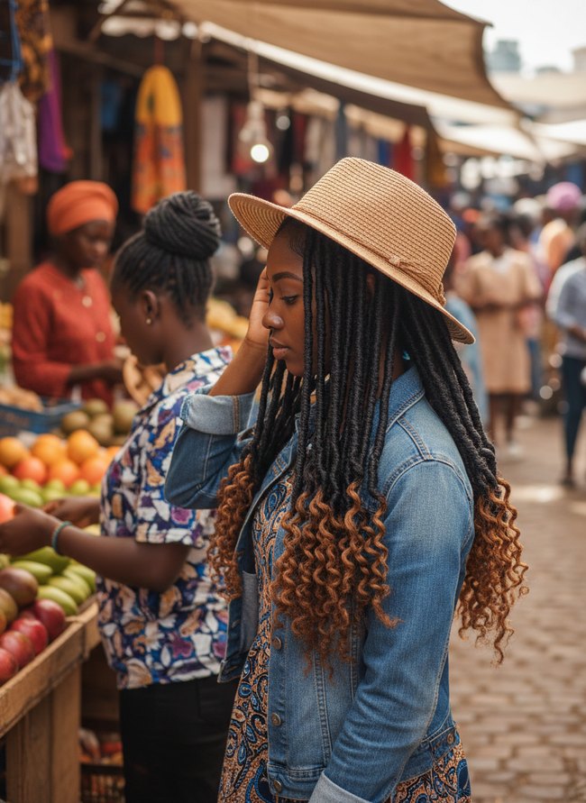 Defined Ringlet Locs Style