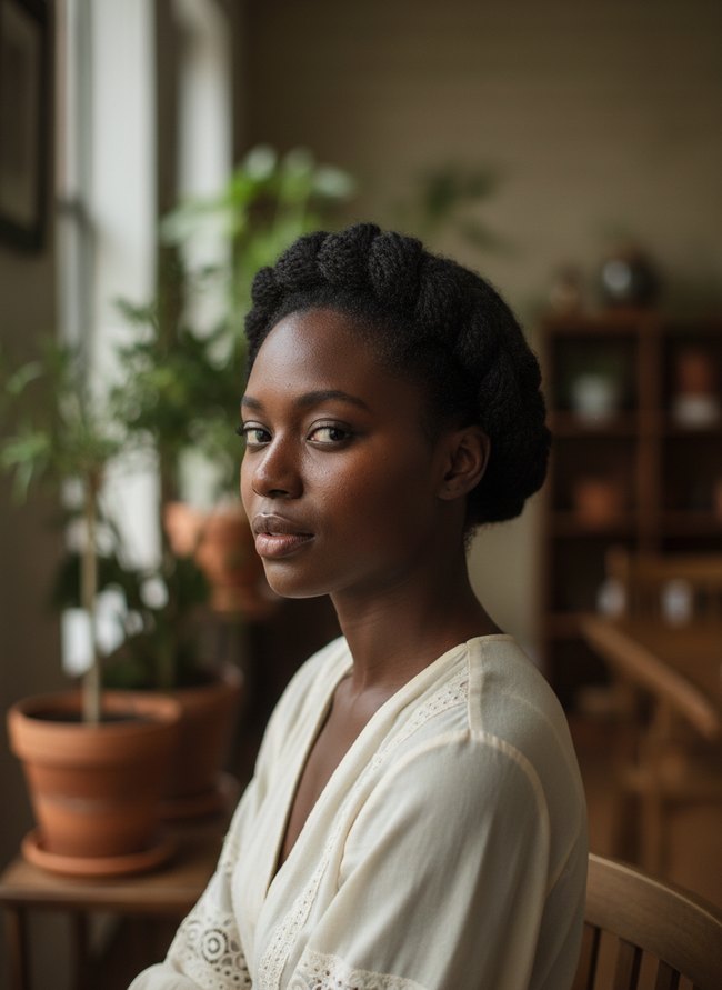 Textured Crown Braid