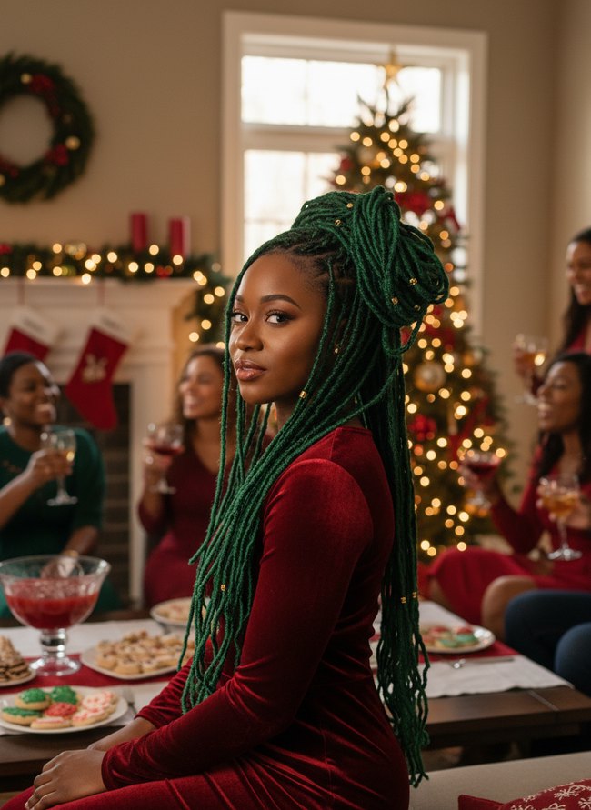 Emerald Jewel Loc Tresses