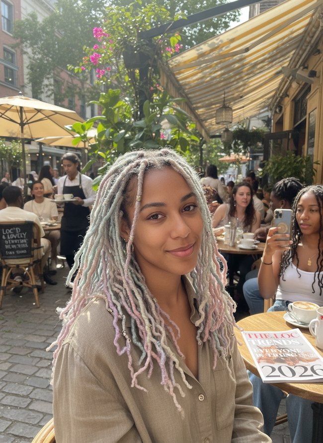 Pastel Tinted Locs 2026