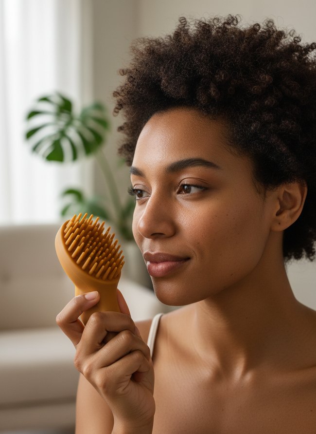 Scalp Stimulating Massage Brush