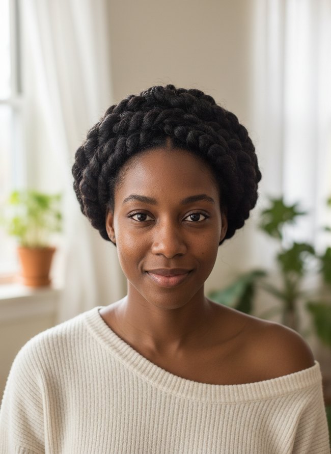 Twisted Updo Crown