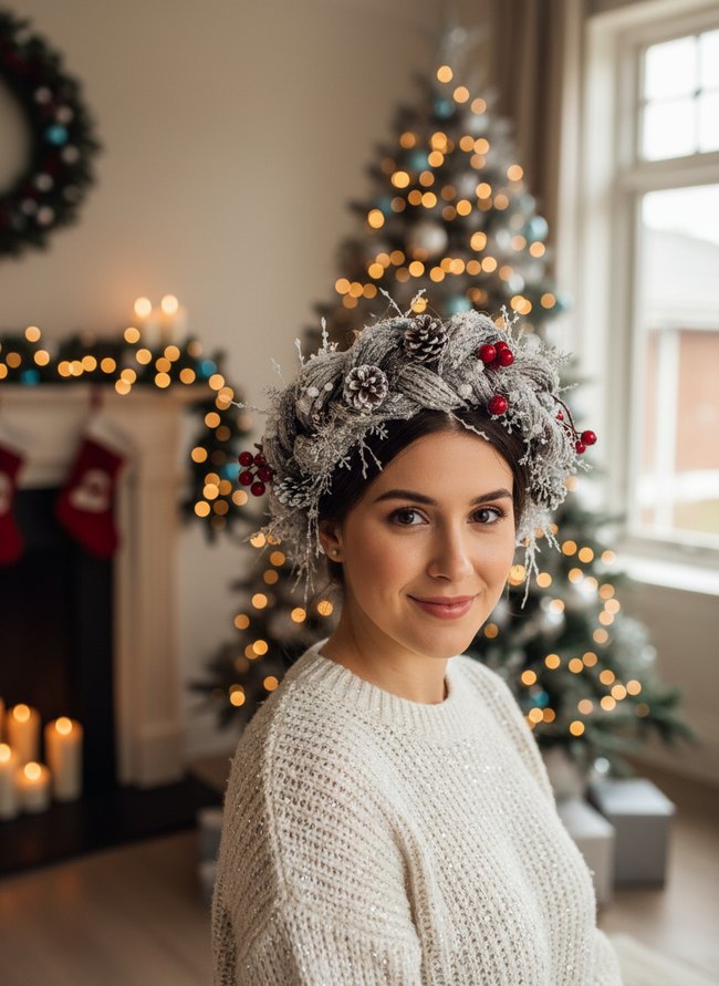 Winter Wonderland Braid Crown