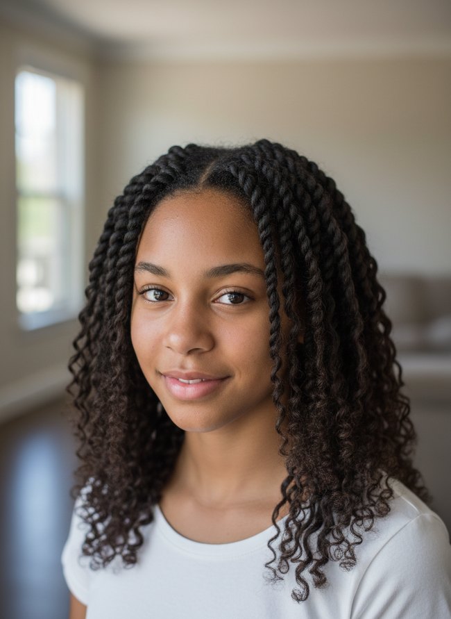 Little Girl Twist Out