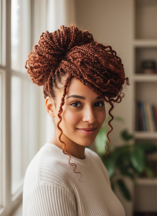 Auburn Accentuated Looped Style