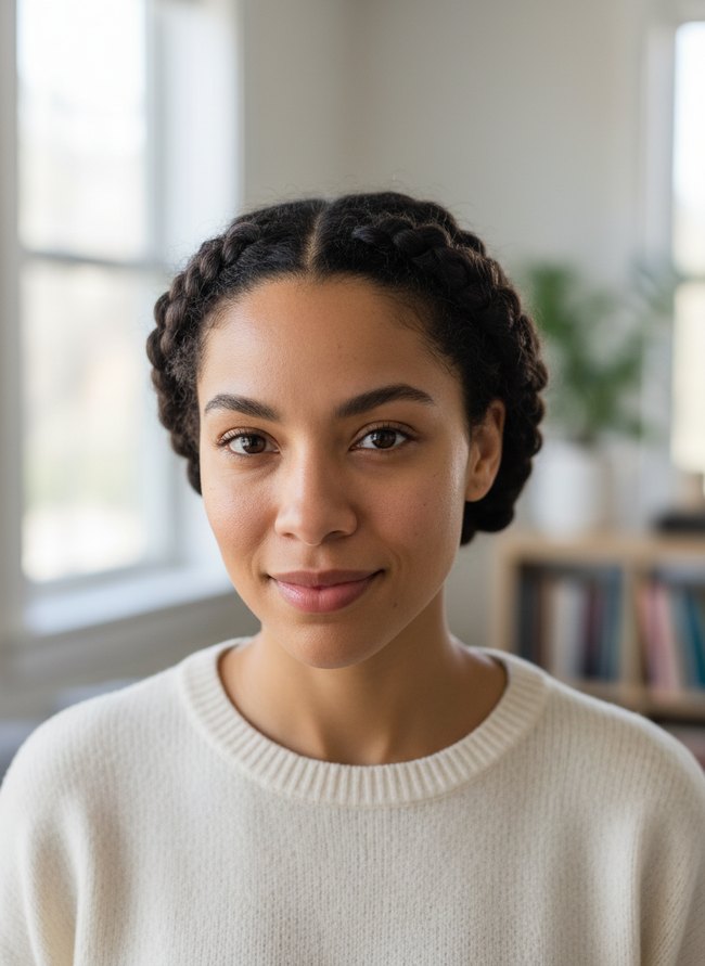Updo Pinned Two Twists