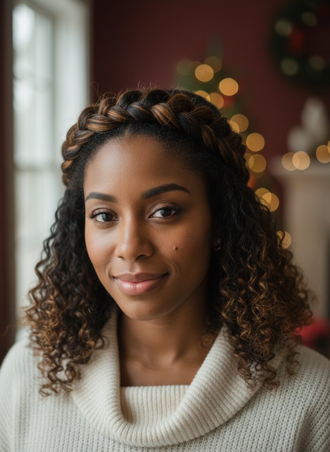Elegant Halo Braid Accent