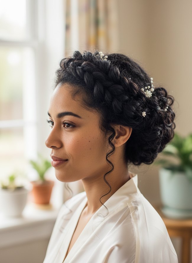 Rope Twist Sculpted Updo