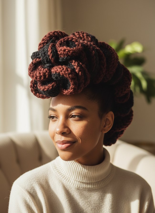 Voluminous Crochet Frohawk