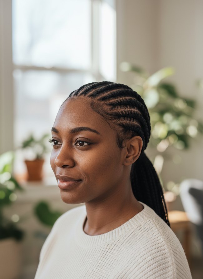 Braided Cornrow Wig