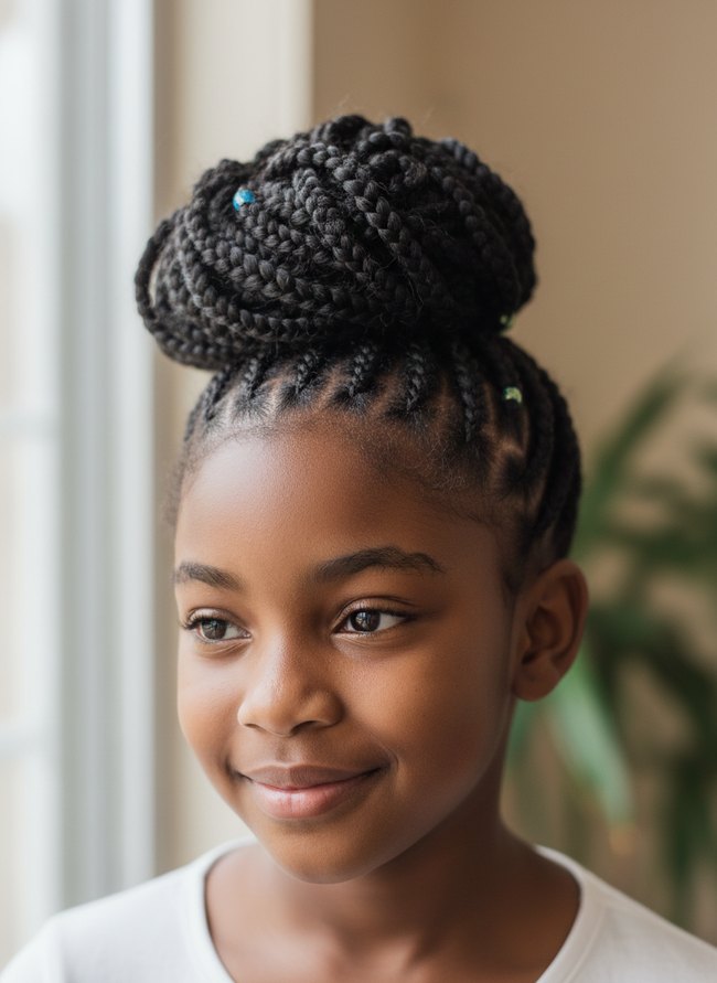 Braided Updo Technique
