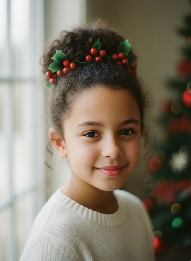 Holly Berry Updo
