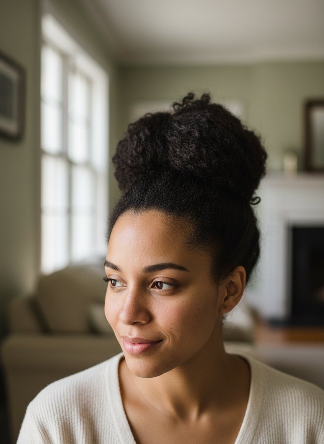 Wrapped High Bun