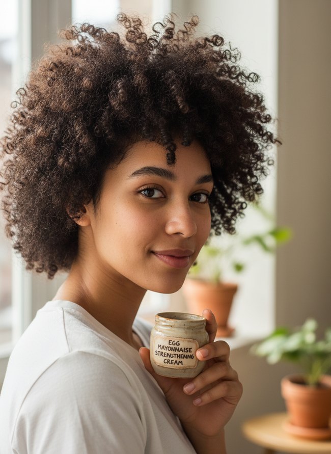 Egg Mayonnaise Strengthening Cream
