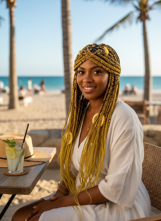 Criss Cross Lemonade Braids