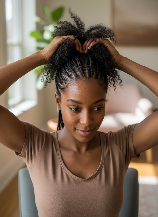 Braided Base Puff