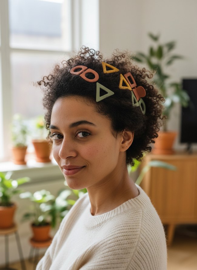Geometric Cutout Clip