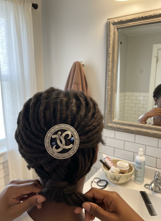 Accessorized Loc Pin-Back