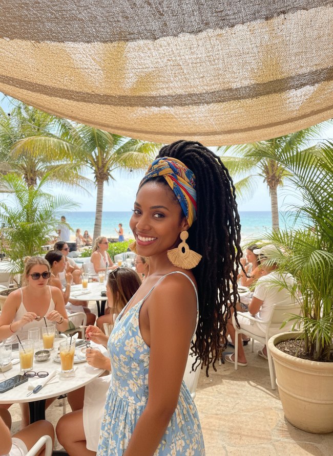 Wrapped Loc Ponytail