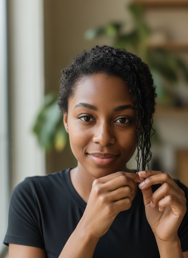 Detangling Finger Method