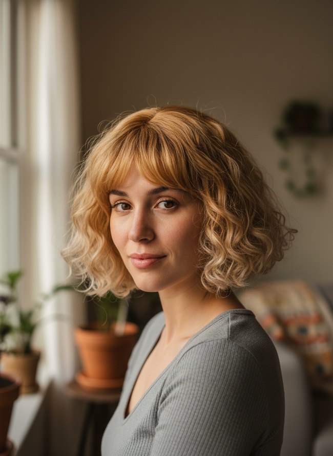 Soft Ombre Crochet Bob