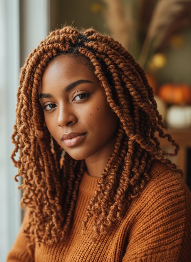 Gingerbread Kinky Twists