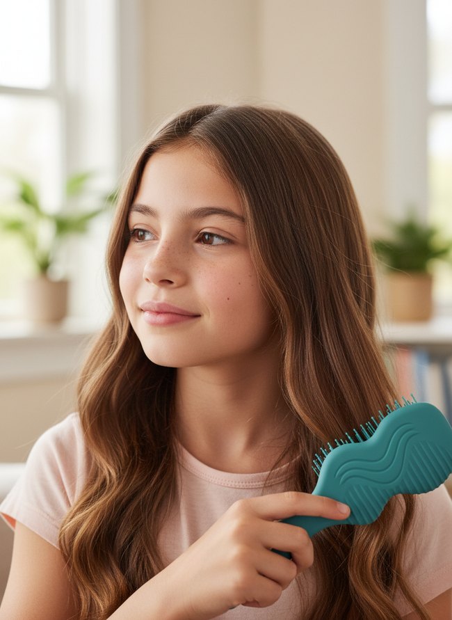 Textured Hair Smoothing Brush