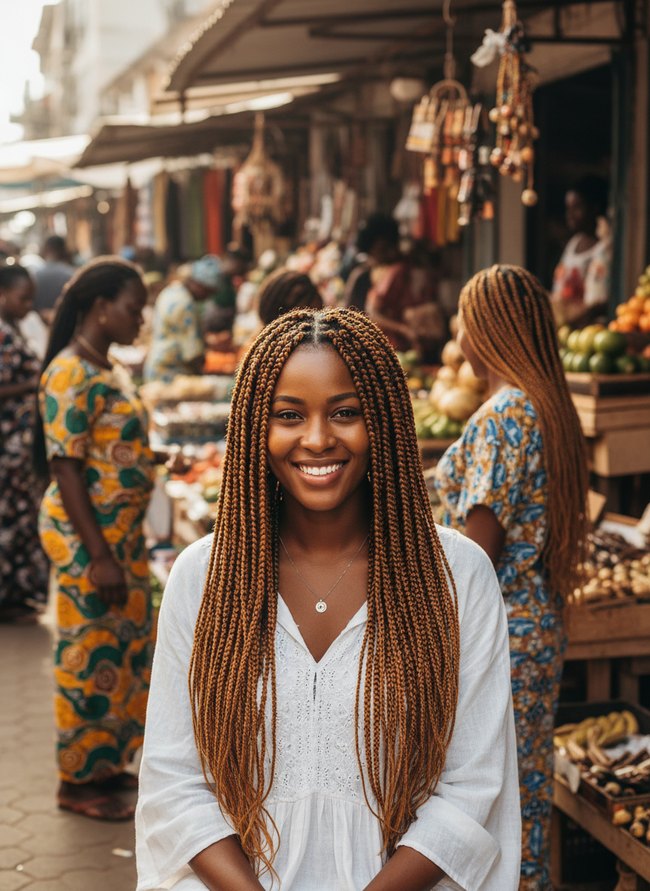 Waist-Length Ombre Twists