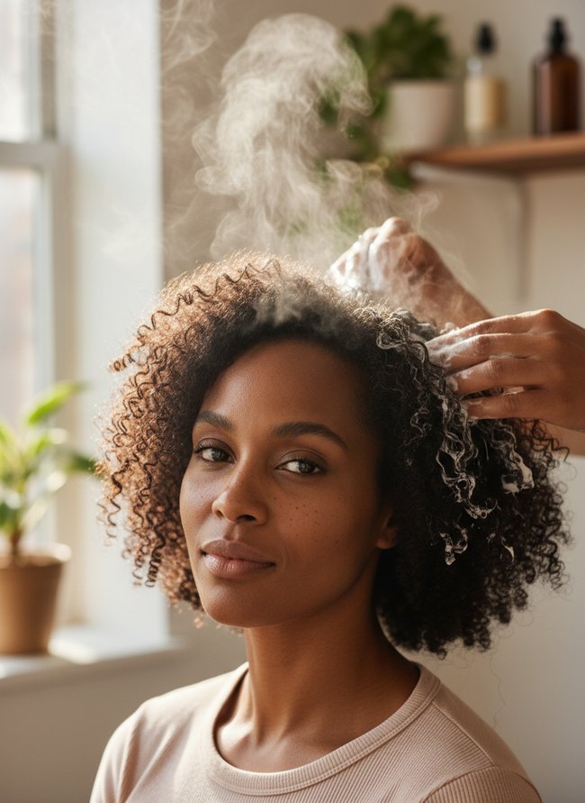 Steaming Hair Hydration