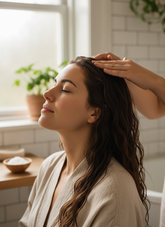 Coconut Oil Scalp Soak