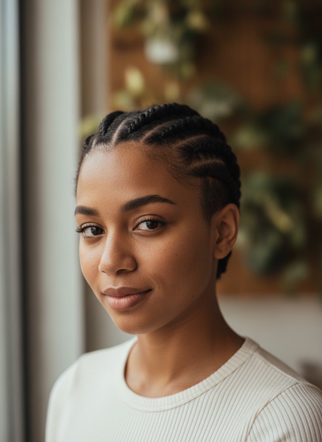 Box Braid Undercut