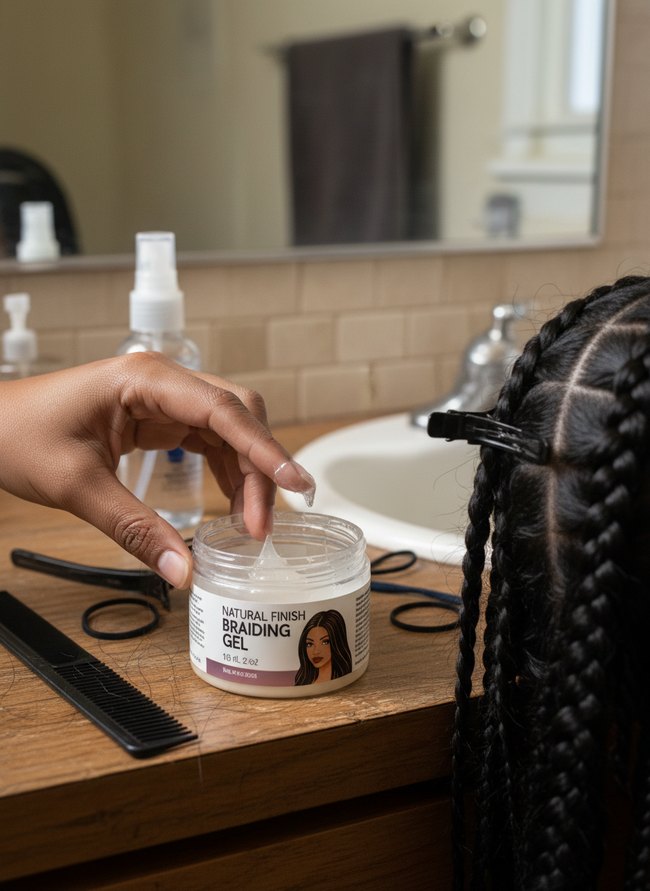 Natural Finish Braiding Gel