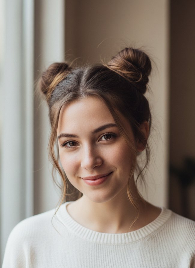 Playful Space Buns