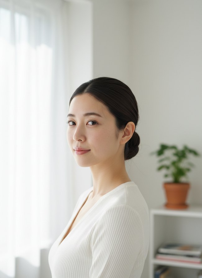 Sleek Low Chignon
