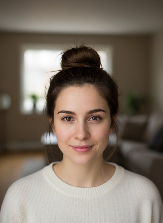 Relaxed Top Knot