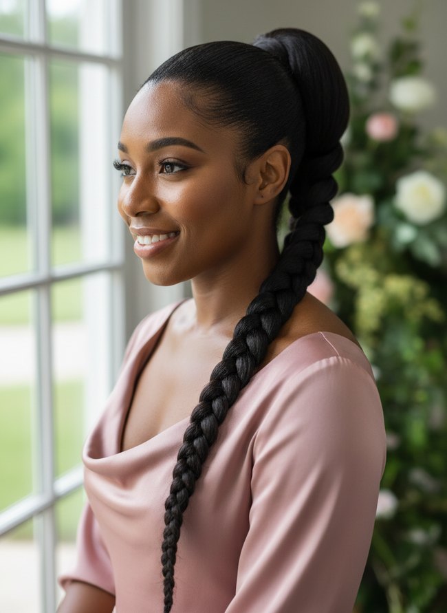 Polished Ponytail Braid