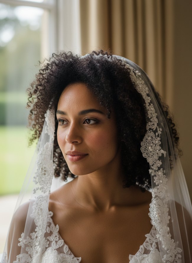 Defined Fro Veil Adornment