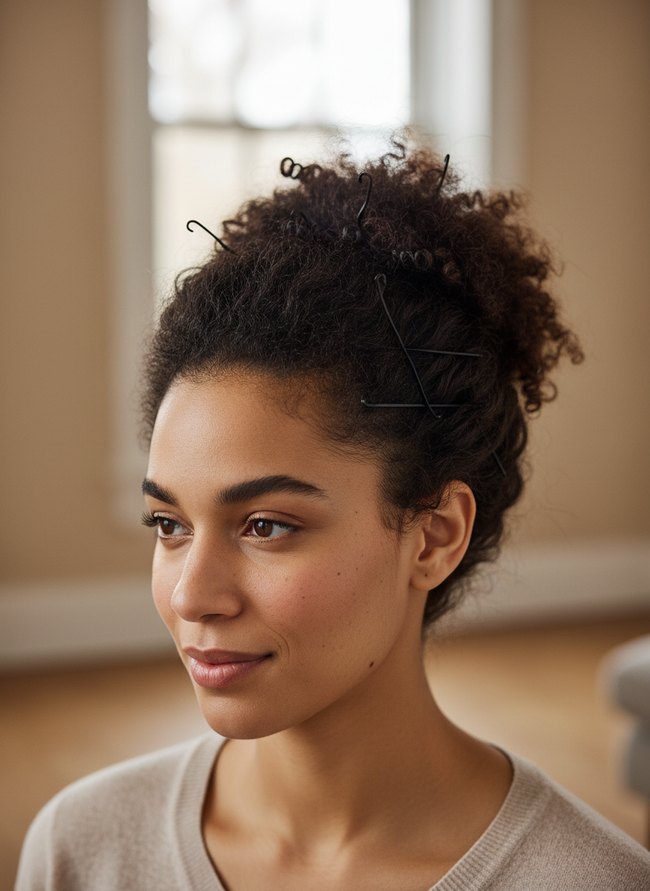 Matte Finish Updo Pins