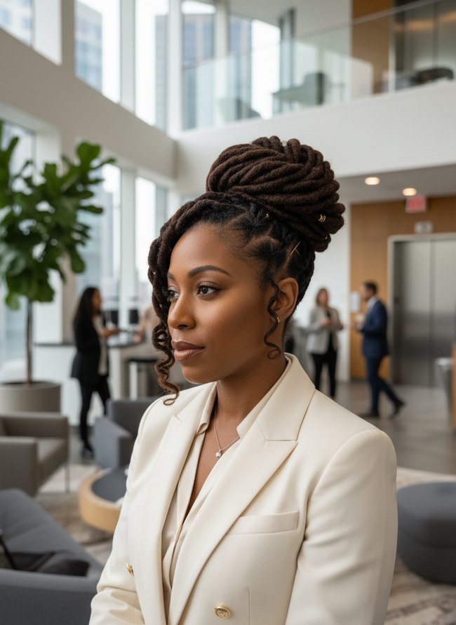 Sophisticated Loc Pin-Up