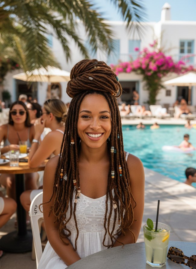 Beaded Loc Accent