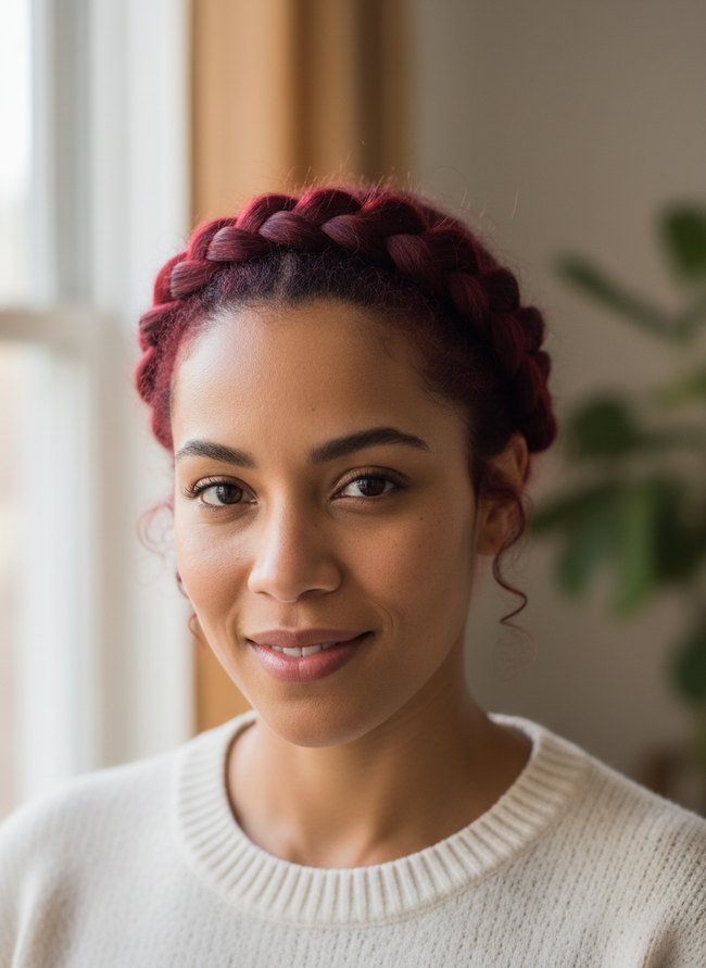 Crimson Halo Braid