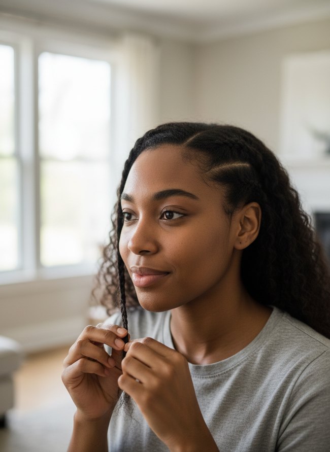 Small Section Cornrows