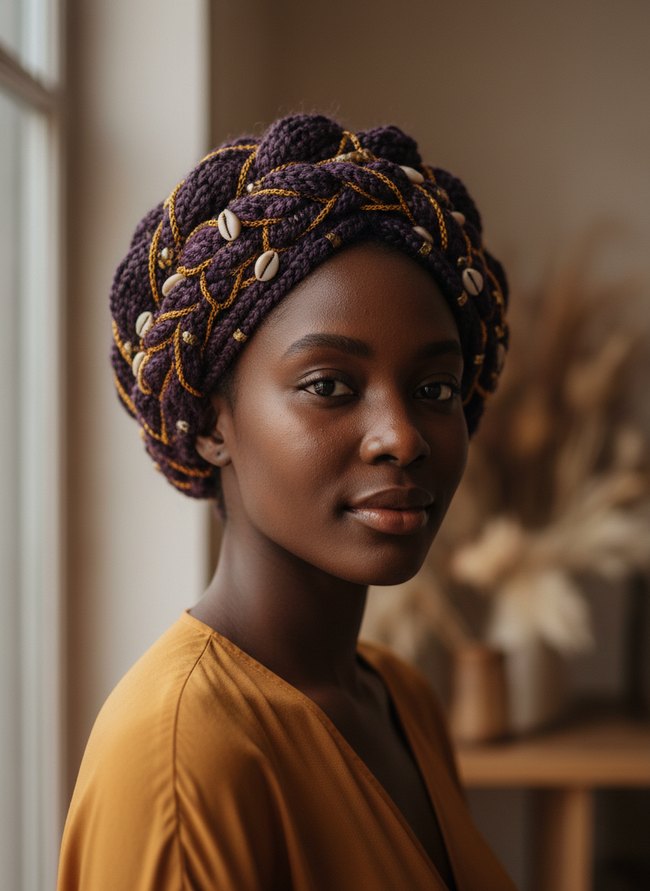 Afrocentric Braided Crown