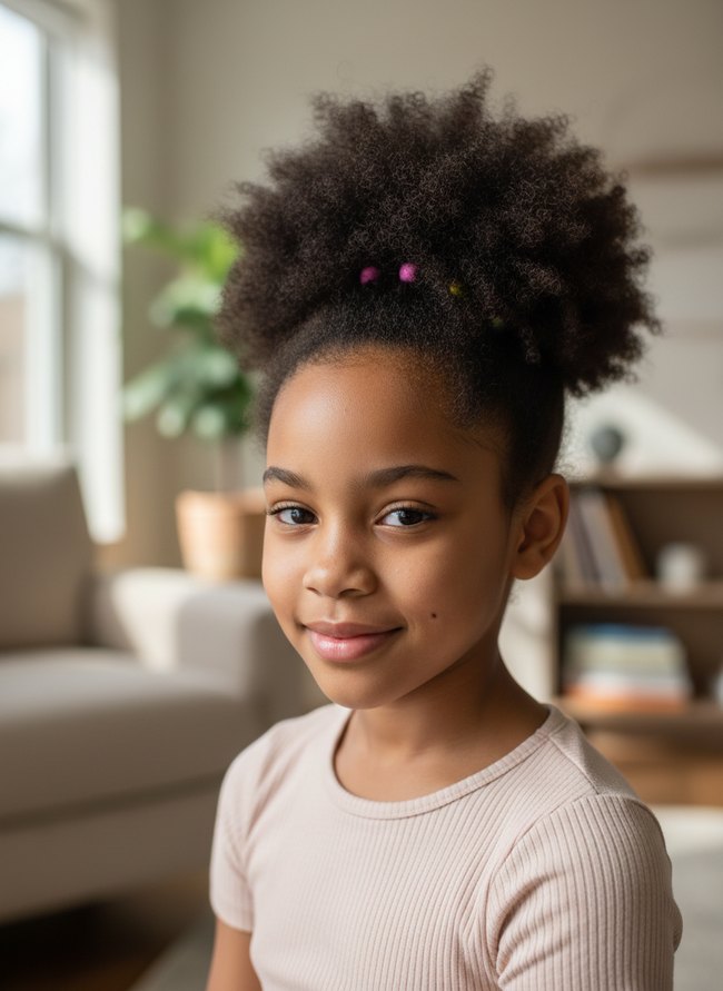 Afro Puff Ponytail